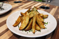 Oven-Roasted Potato Wedges - Plate and Serve Oven-Roasted Potato Wedges