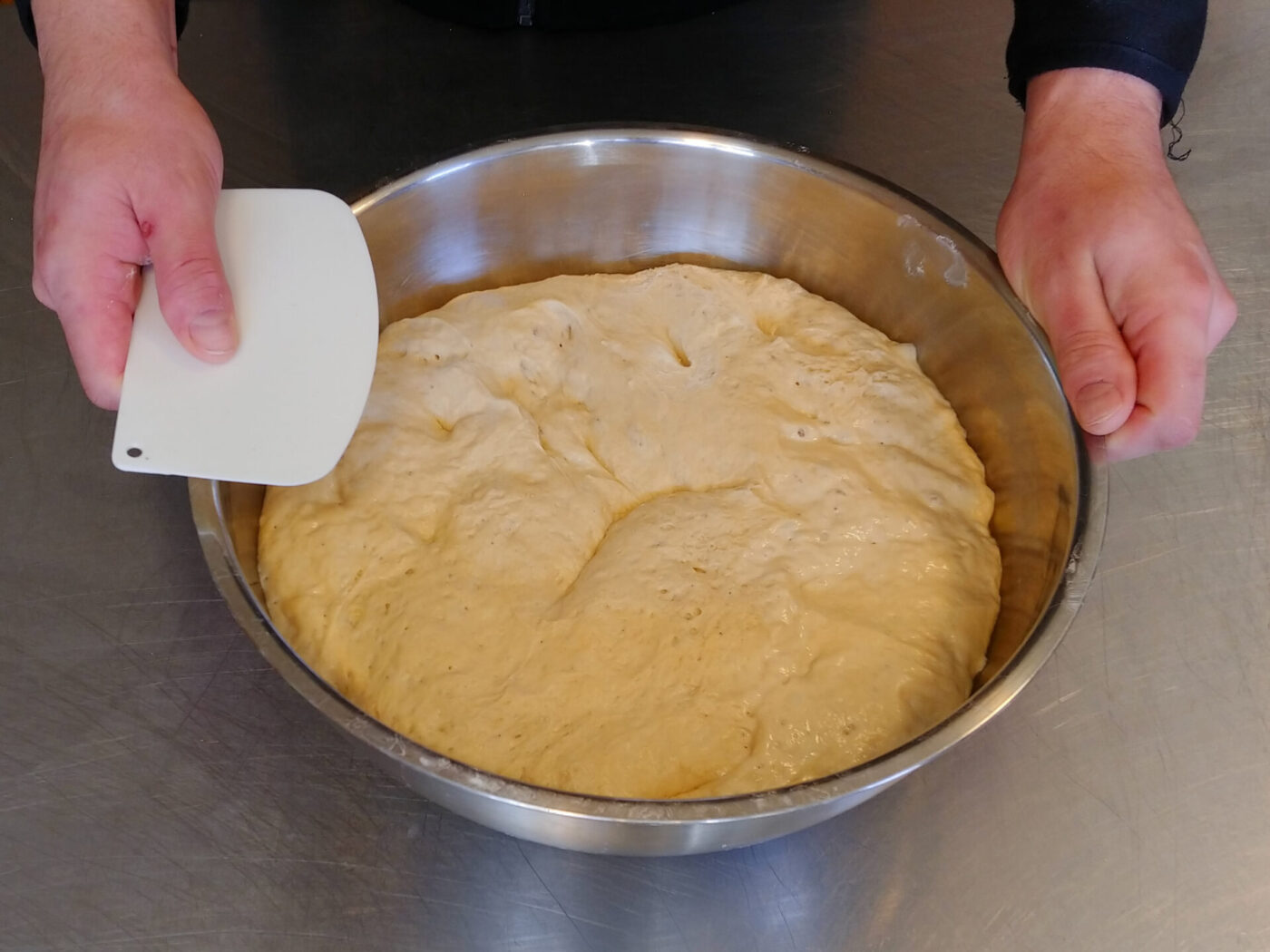 Czech Rye Bread - Rising the dough