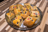 Bublanina (Czech Bubble Cake) - Serving