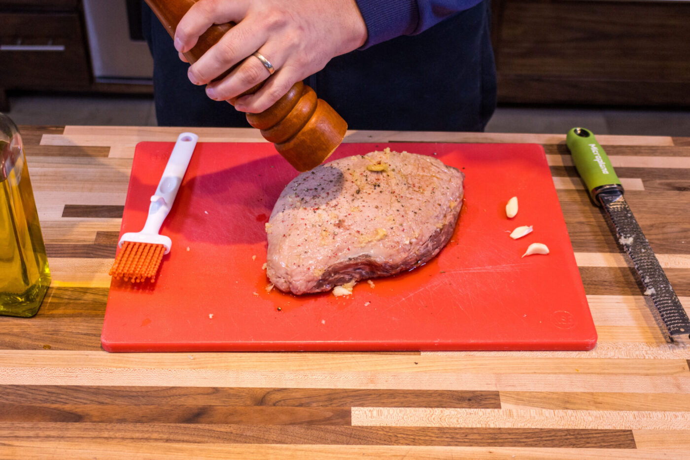 Beef Picanha in Salt Crust - Meat Preparation