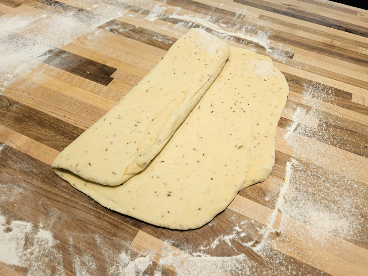 Pagáče (Pagache) with Cracklings - Laminate Pagáče Dough Phase II