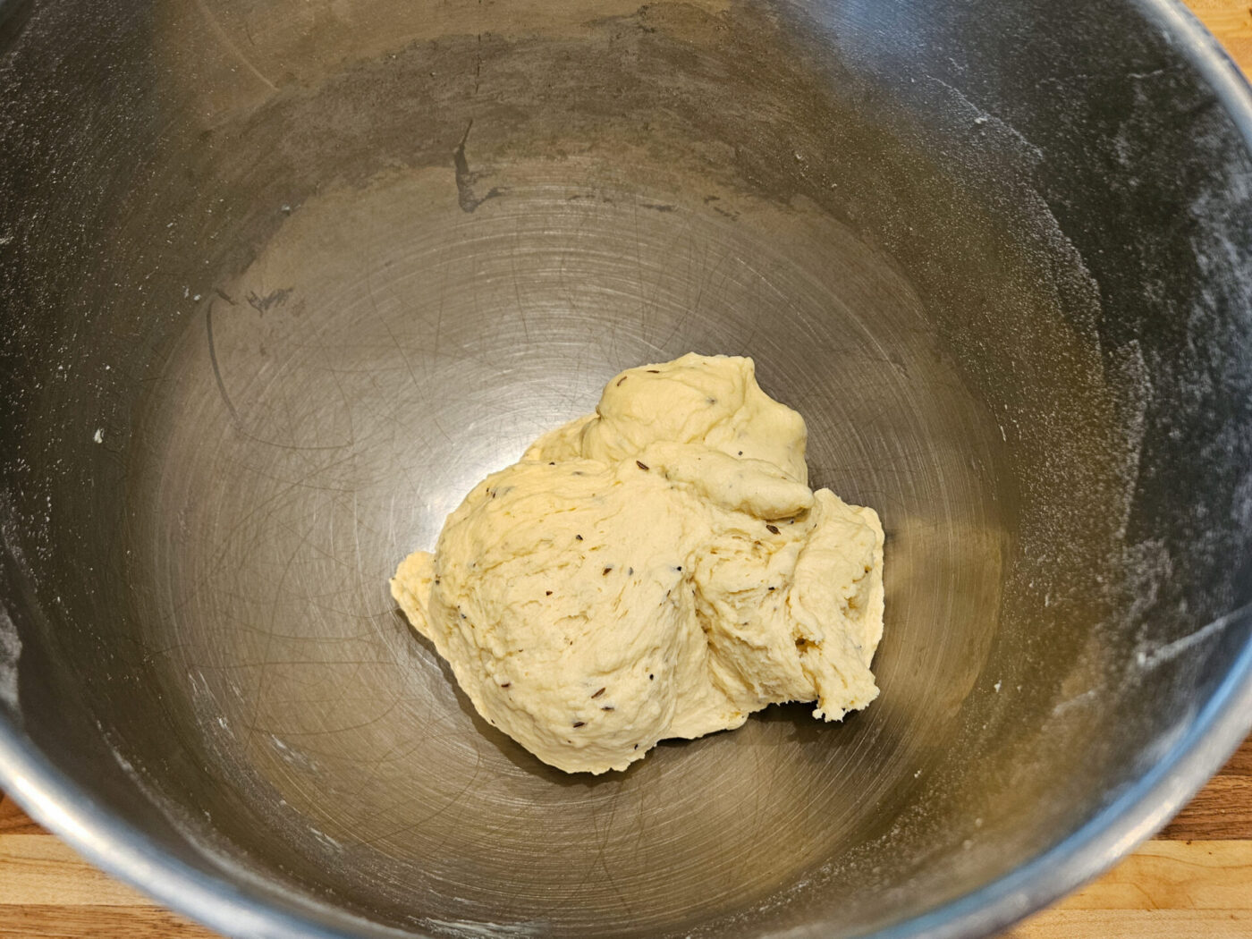 Pagáče (Pagache) with Cracklings - Rising the Dough