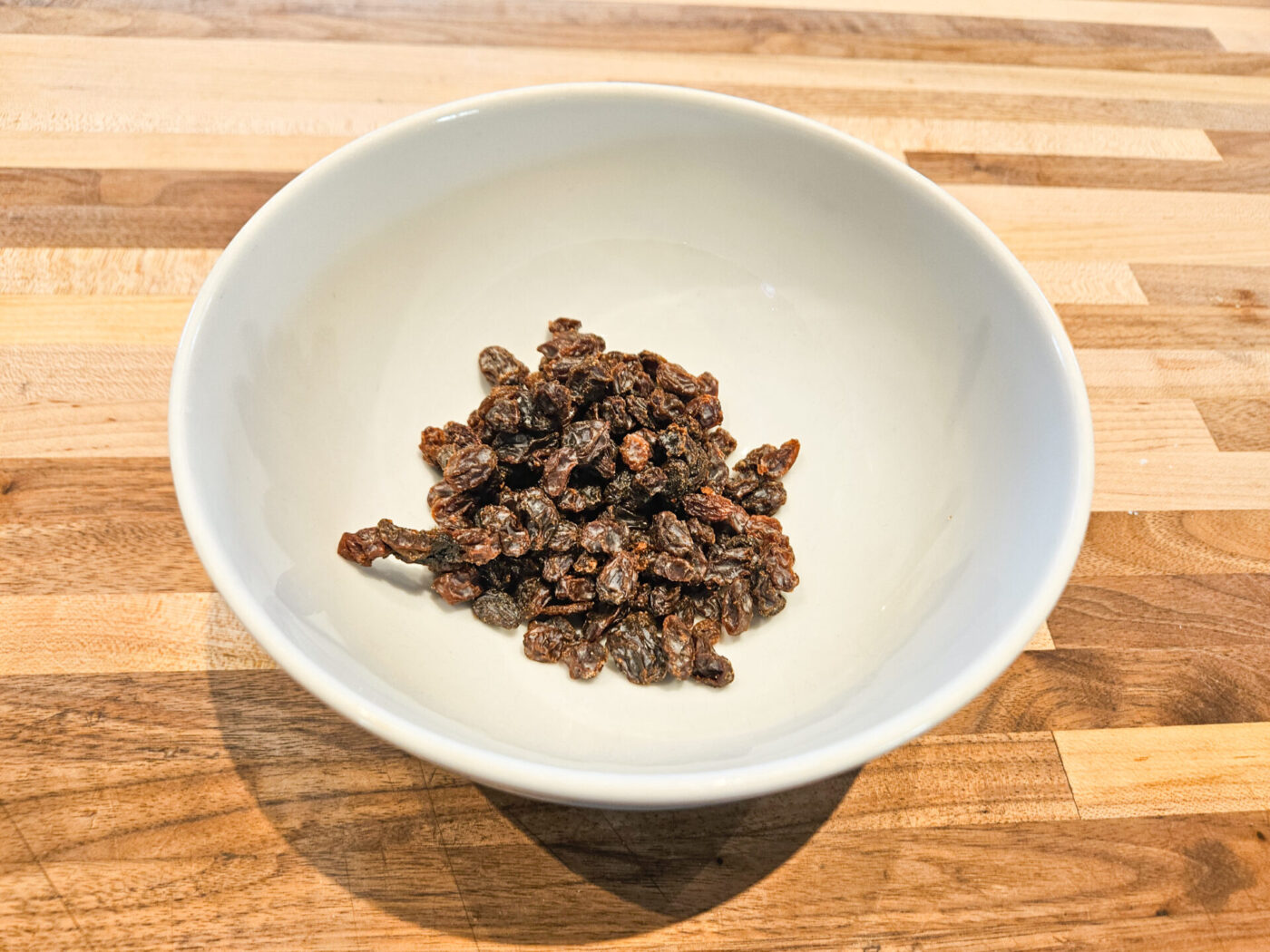 Christmas Vánočka (Houska) Recipe - Raisin Preparation