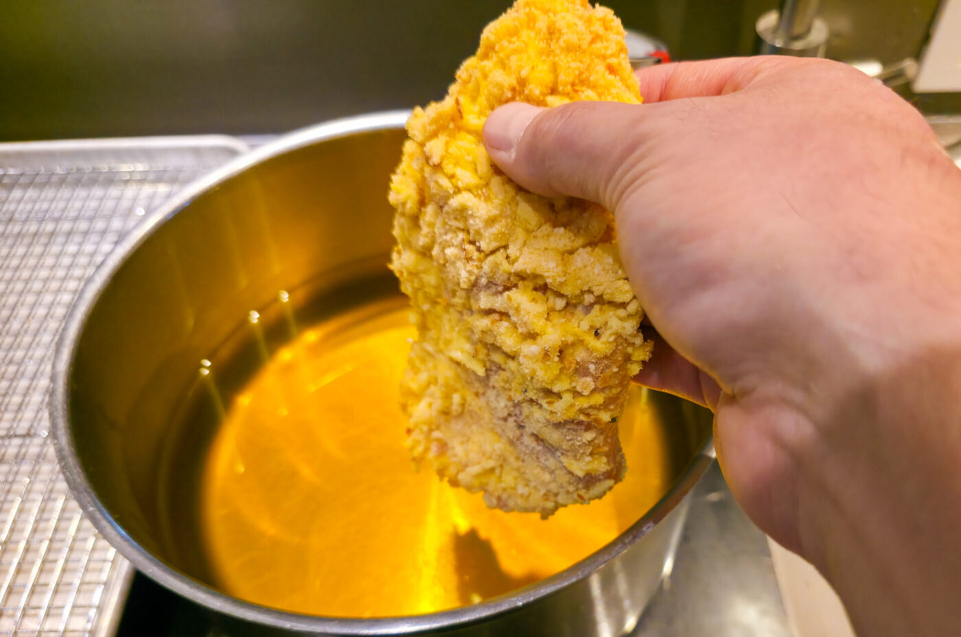 Cheese Battered Chicken Schnitzel Kuře v Sýrovem Těstíčku - steps (16)