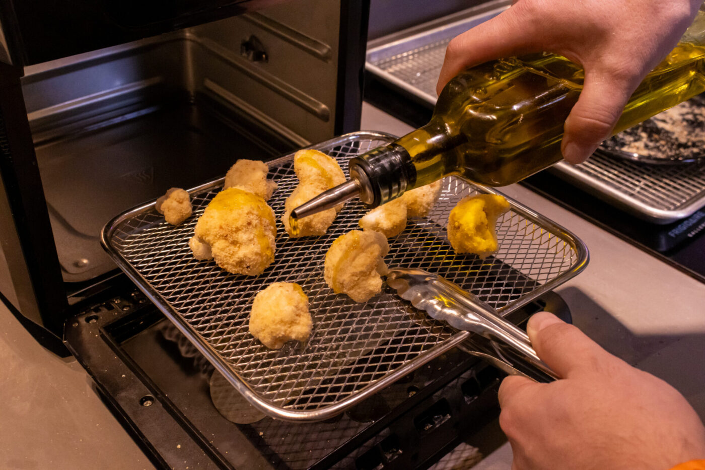 Fried Cauliflower Air Fryier Steps-3