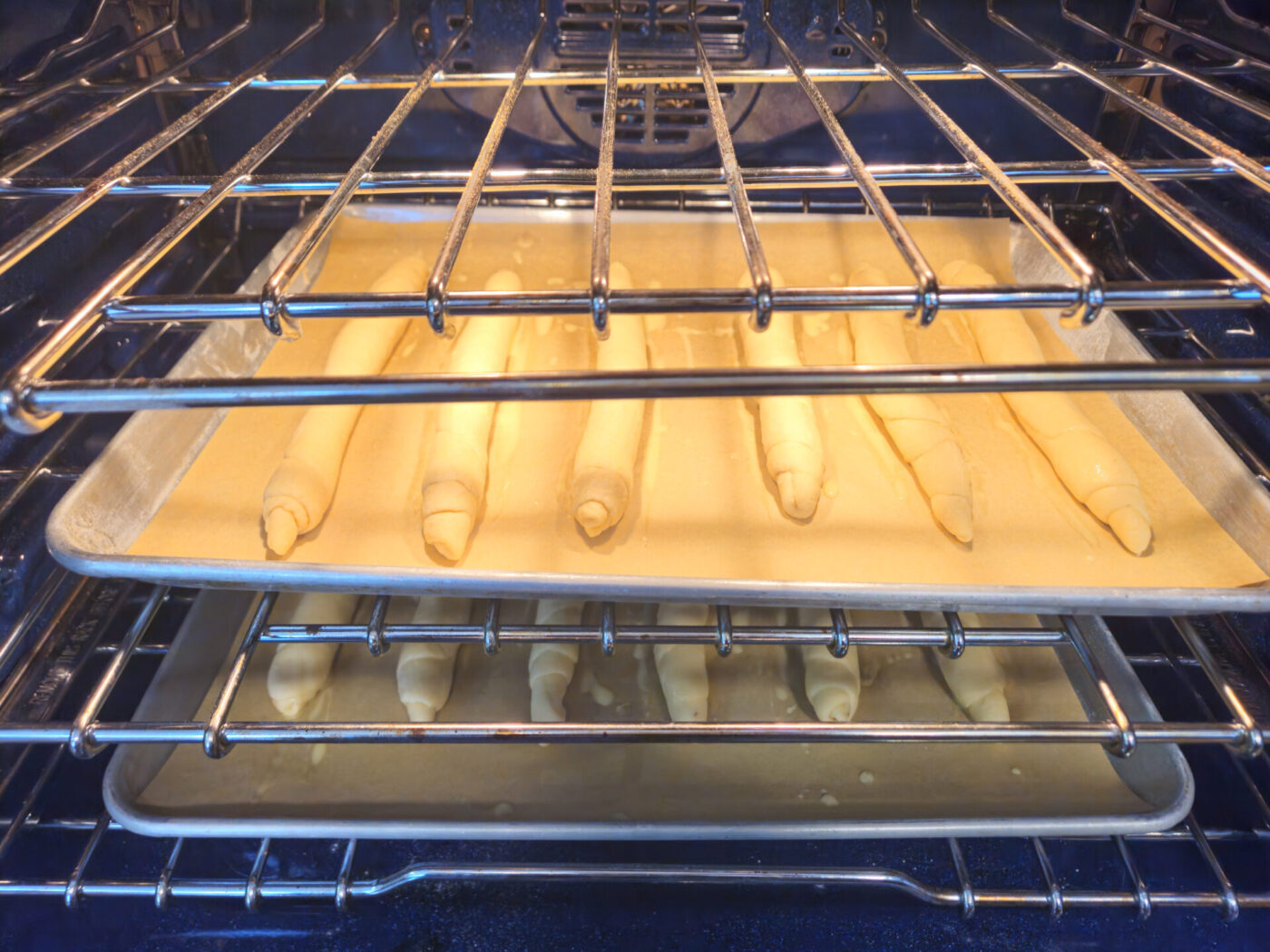 Czech Rolls Rohliky Recipe - Proofing