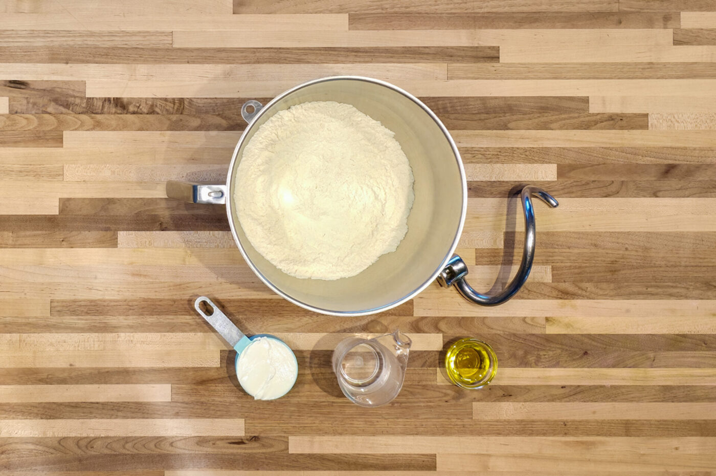 Garlic Naan Bread Recipe - Dough