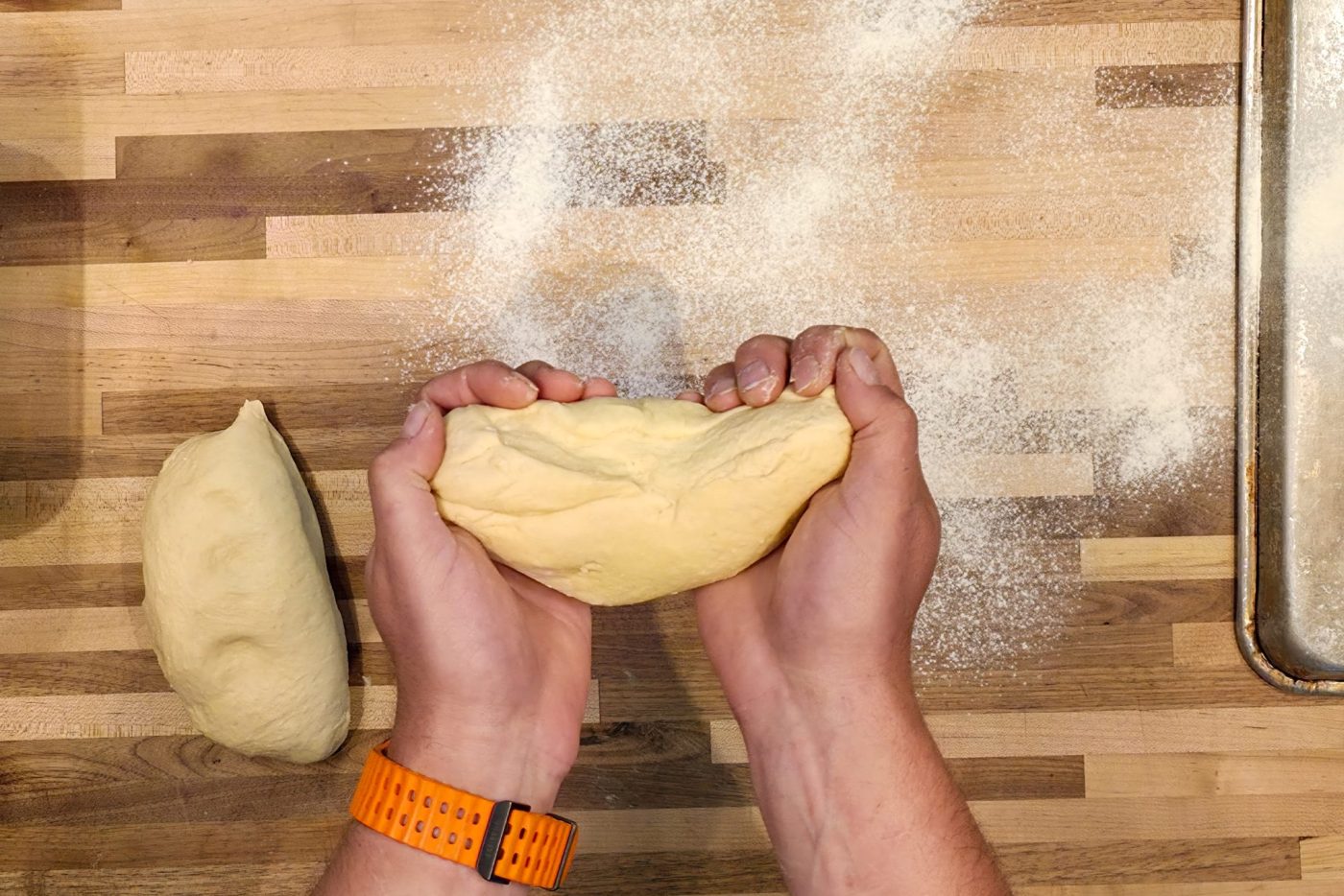 Czech Bread Dumpling Houskovy Knedlik Recipe - Shaping