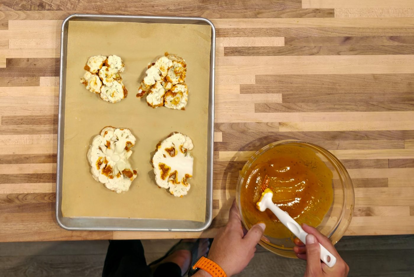 Buffalo Cauliflower Steaks - steps-13