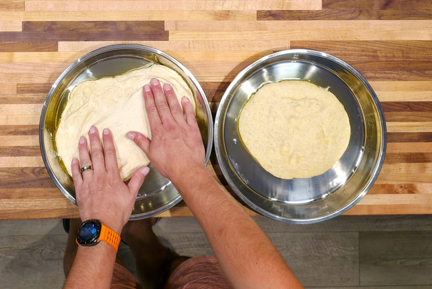 60 min. Pan Pizza - Shaping Pizzas