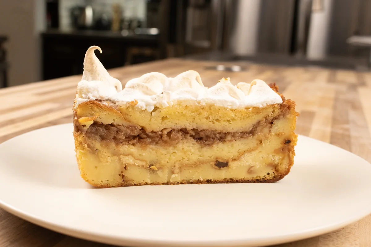 Žemlovka – Apple Bread Pudding