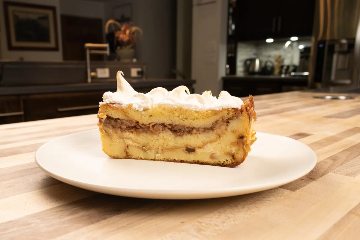 Žemlovka – Apple Bread Pudding