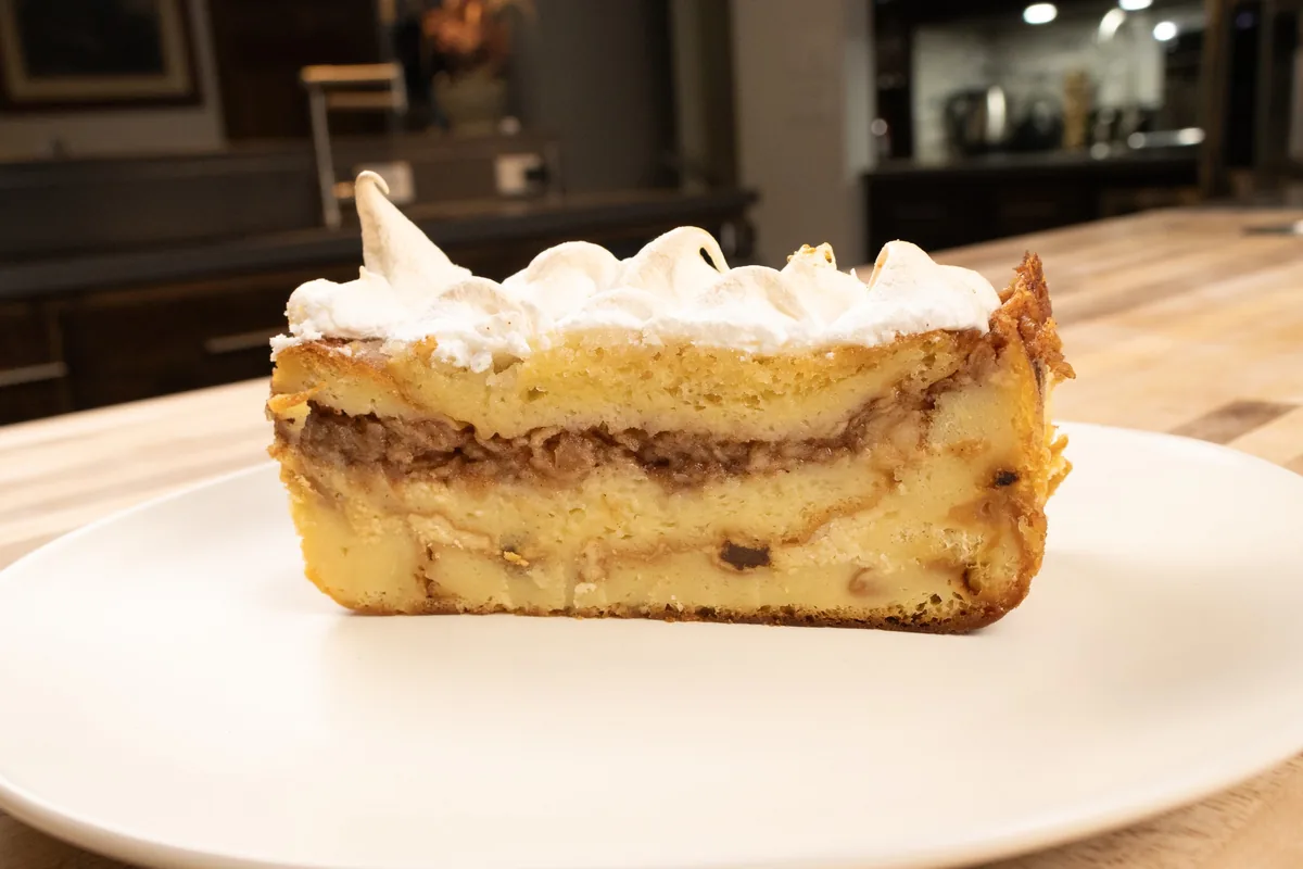 Žemlovka – Apple Bread Pudding