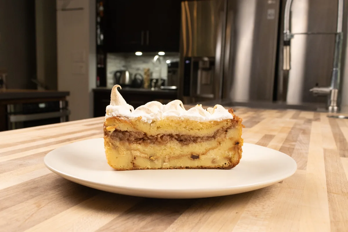 Žemlovka – Apple Bread Pudding