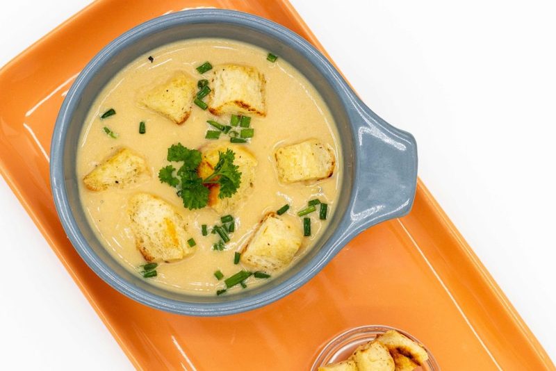 Czech Garlic Soup Cesnecka Recipe