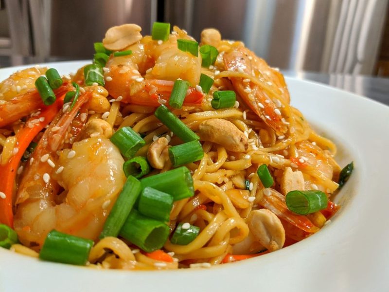 Thai Noodles with Shrimp